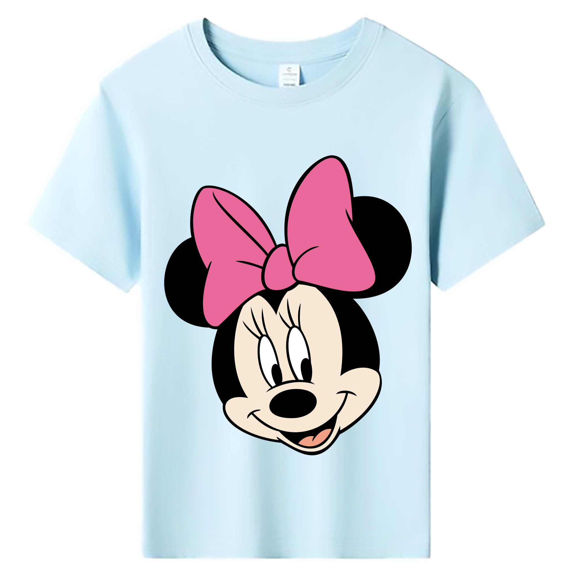 ミッキーマウス Mickey Mouse 綿100％キッズTシャツ（フロントプリント）